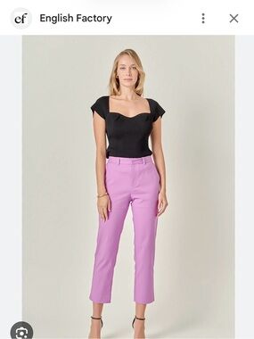 English Factory Lilac trousers